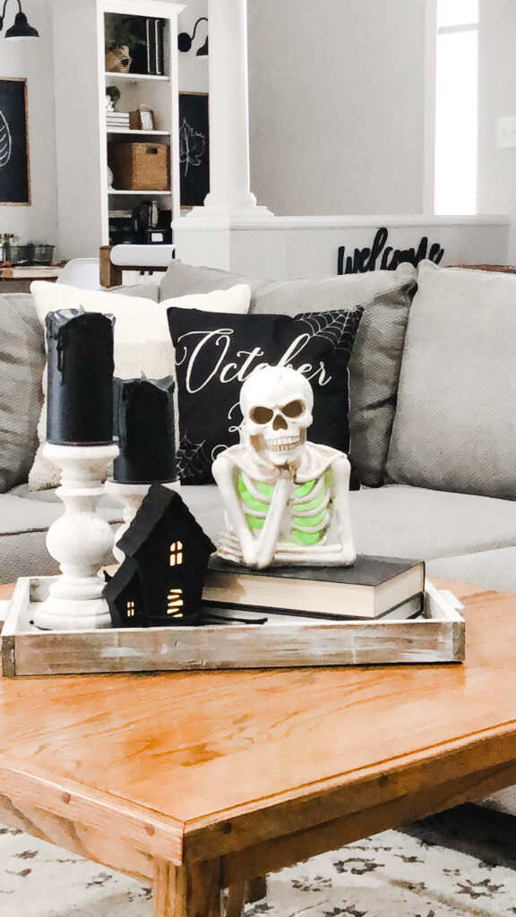 Easy Halloween Table Decorations - White Oak Shop